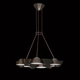 Neoclassicism 12-Light Modern Brass Chandelier - Lobmeyr